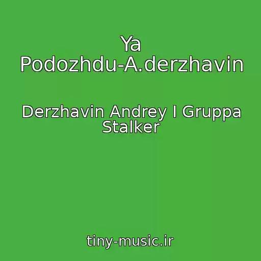 کاور آهنگ Ya Podozhdu-A.derzhavin از Derzhavin Andrey I Gruppa Stalker