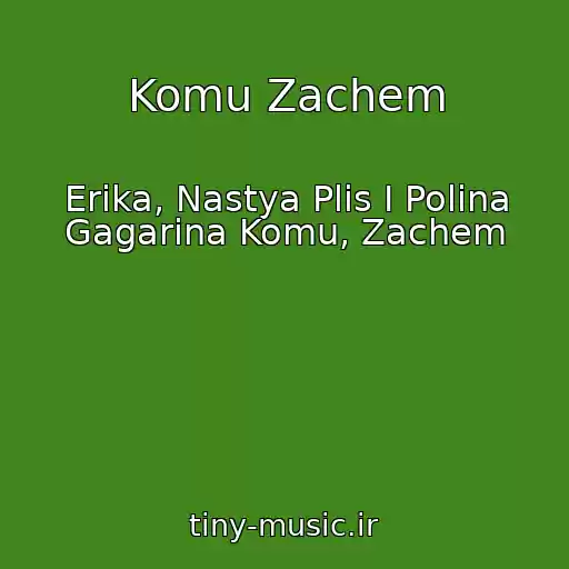 کاور آهنگ Komu Zachem از Erika, Nastya Plis I Polina Gagarina Komu, Zachem