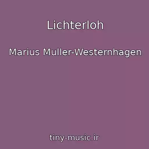 کاور آهنگ Lichterloh از Marius Muller-Westernhagen