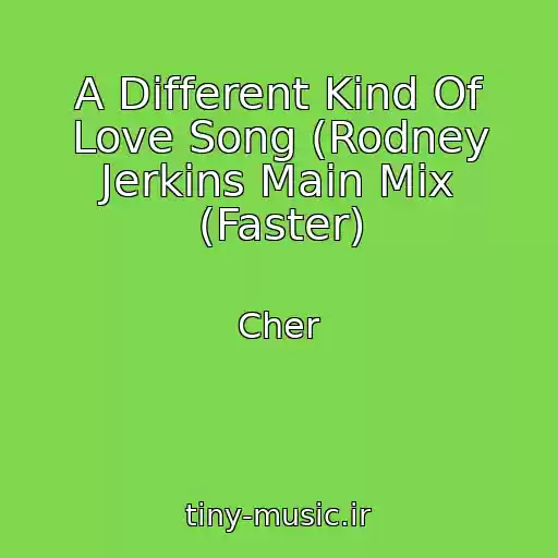 کاور آهنگ A Different Kind Of Love Song (Rodney Jerkins Main Mix (Faster) از Cher