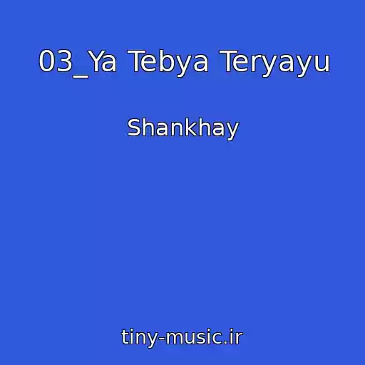 کاور آهنگ 03_Ya Tebya Teryayu از Shankhay