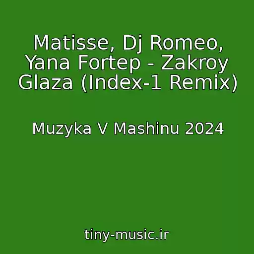 کاور آهنگ Matisse, Dj Romeo, Yana Fortep - Zakroy Glaza (Index-1 Remix) از Muzyka V Mashinu 2024