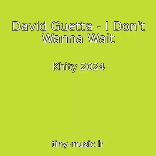 کاور آهنگ David Guetta - I Don't Wanna Wait از Khity 2024