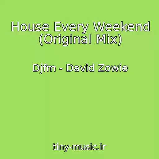 کاور آهنگ House Every Weekend (Original Mix) از Djfm - David Zowie