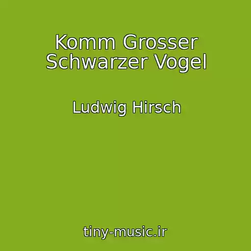 کاور آهنگ Komm Grosser Schwarzer Vogel از Ludwig Hirsch