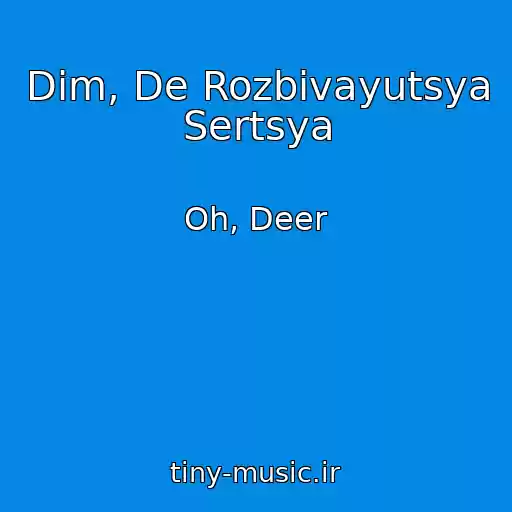 کاور آهنگ Dіm, De Rozbivayutsya Sertsya از Oh, Deer