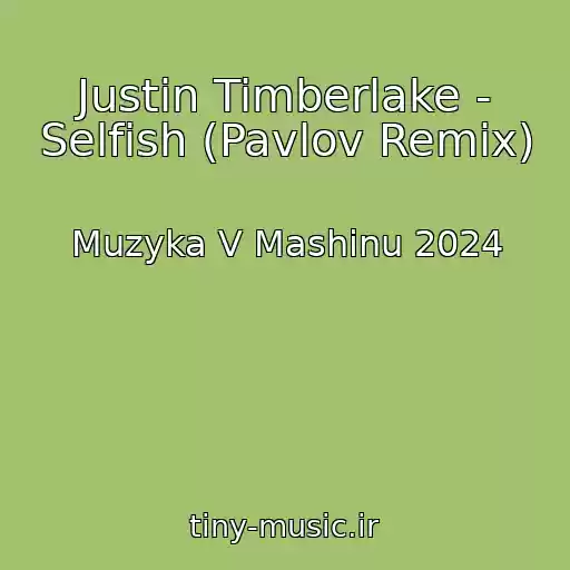 کاور آهنگ Justin Timberlake - Selfish (Pavlov Remix) از Muzyka V Mashinu 2024
