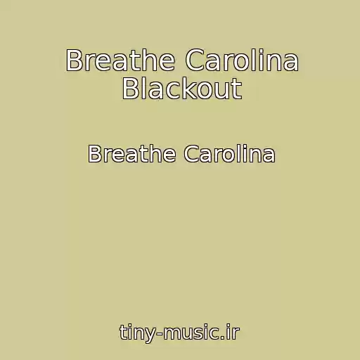 کاور آهنگ Breathe Carolina Blackout از Breathe Carolina