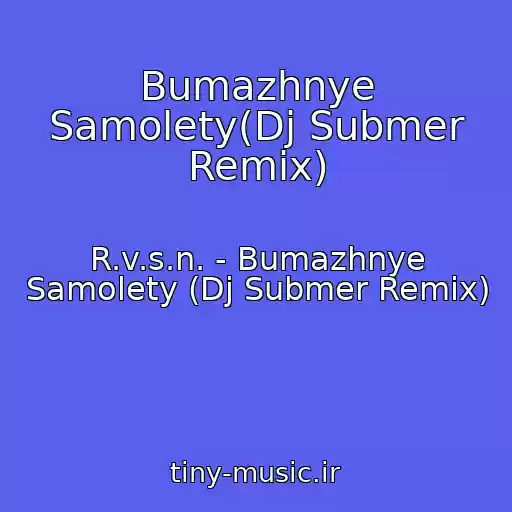 کاور آهنگ Bumazhnye Samolety(Dj Submer Remix) از R.v.s.n. - Bumazhnye Samolety (Dj Submer Remix)