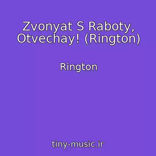 کاور آهنگ Zvonyat S Raboty, Otvechay! (Rington) از Rington