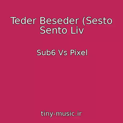کاور آهنگ Teder Beseder (Sesto Sento Liv از Sub6 Vs Pixel