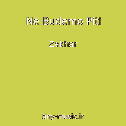 کاور آهنگ Ne Budemo Piti از Zakhar