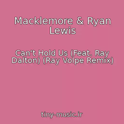 کاور آهنگ Macklemore & Ryan Lewis از Can't Hold Us (Feat. Ray Dalton) (Ray Volpe Remix)