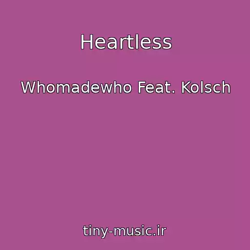 کاور آهنگ Heartless از Whomadewho Feat. Kolsch