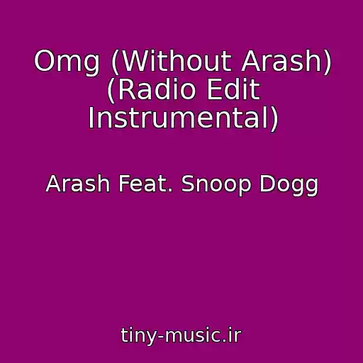 کاور آهنگ Omg (Without Arash) (Radio Edit Instrumental) از Arash Feat. Snoop Dogg