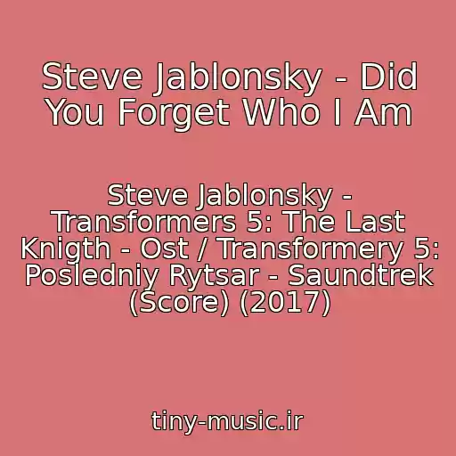 کاور آهنگ Steve Jablonsky - Did You Forget Who I Am از Steve Jablonsky - Transformers 5: The Last Knigth - Ost / Transformery 5: Posledniy Rytsar - Saundtrek (Score) (2017)