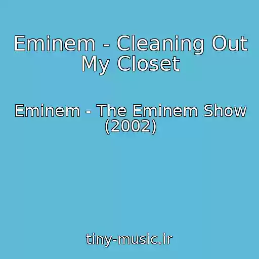 کاور آهنگ Eminem - Cleaning Out My Closet از Eminem - The Eminem Show (2002)