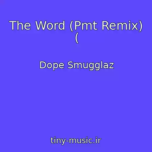 کاور آهنگ The Word (Pmt Remix) ( از Dope Smugglaz