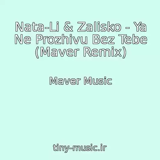 کاور آهنگ Nata-Lі & Zalіsko - Ya Ne Prozhivu Bez Tebe (Maver Remix) از Maver Music