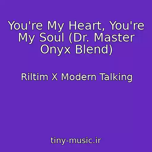 کاور آهنگ You're My Heart, You're My Soul (Dr. Master Onyx Blend) از Riltim X Modern Talking