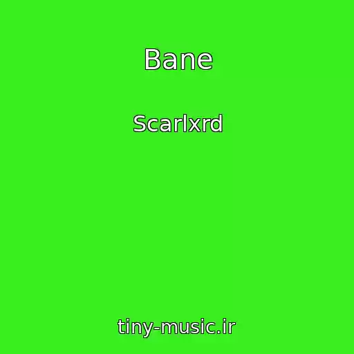 کاور آهنگ Bane از Scarlxrd