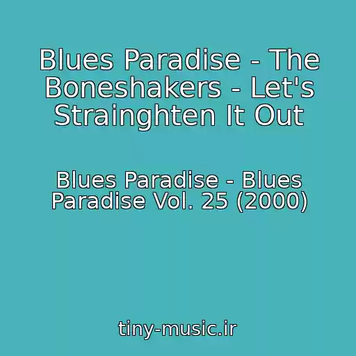 کاور آهنگ Blues Paradise - The Boneshakers - Let's Strainghten It Out از Blues Paradise - Blues Paradise Vol. 25 (2000)