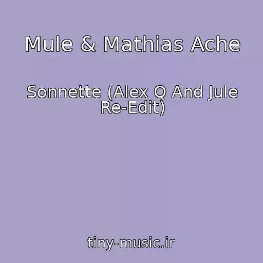 کاور آهنگ Mule & Mathias Ache از Sonnette (Alex Q And Jule Re-Edit)
