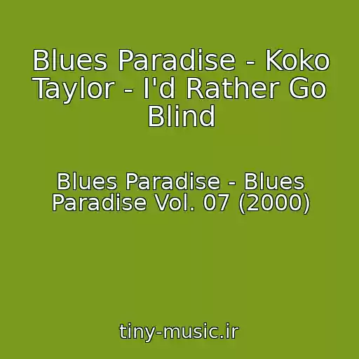 کاور آهنگ Blues Paradise - Koko Taylor - I'd Rather Go Blind از Blues Paradise - Blues Paradise Vol. 07 (2000)