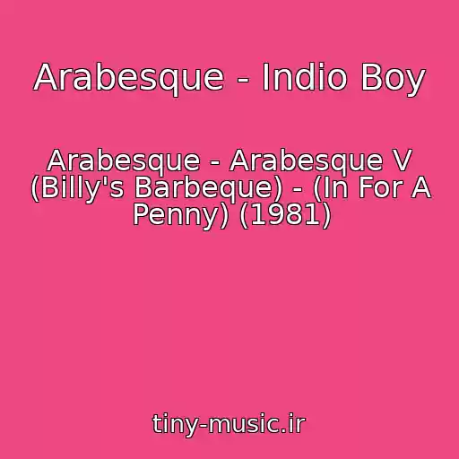 کاور آهنگ Arabesque - Indio Boy از Arabesque - Arabesque V (Billy's Barbeque) - (In For A Penny) (1981)