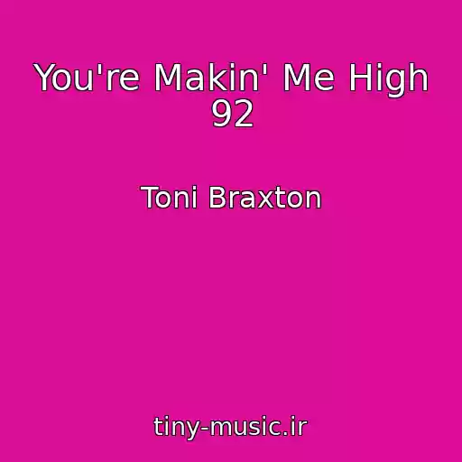 کاور آهنگ You're Makin' Me High 92 از Toni Braxton