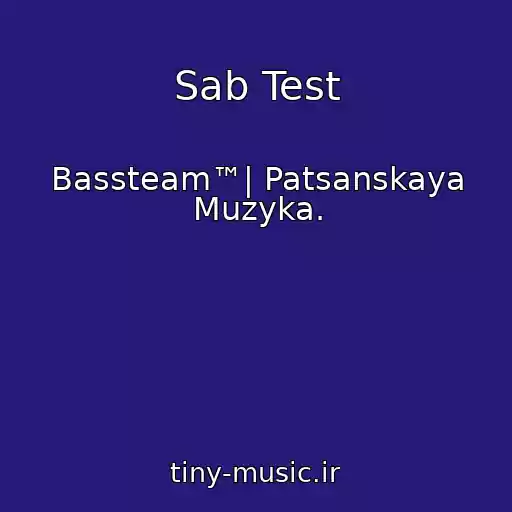 کاور آهنگ Sab Test از Bassteam™| Patsanskaya Muzyka.