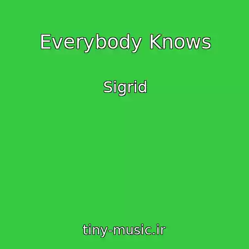 کاور آهنگ Everybody Knows از Sigrid