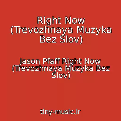 کاور آهنگ Right Now (Trevozhnaya Muzyka Bez Slov) از Jason Pfaff Right Now (Trevozhnaya Muzyka Bez Slov)