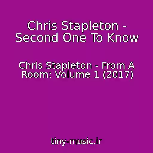 کاور آهنگ Chris Stapleton - Second One To Know از Chris Stapleton - From A Room: Volume 1 (2017)