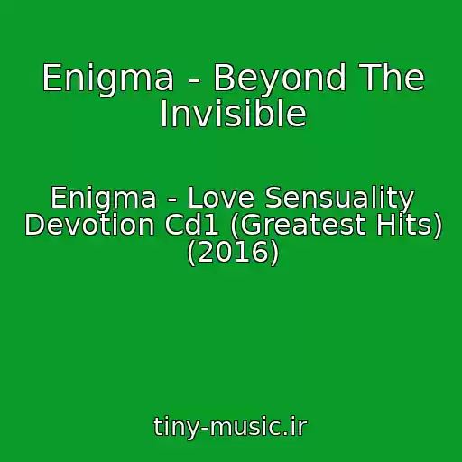 کاور آهنگ Enigma - Beyond The Invisible از Enigma - Love Sensuality Devotion Cd1 (Greatest Hits) (2016)