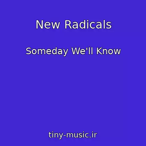 کاور آهنگ New Radicals از Someday We'll Know