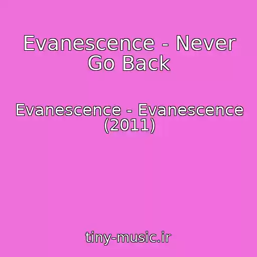 کاور آهنگ Evanescence - Never Go Back از Evanescence - Evanescence (2011)