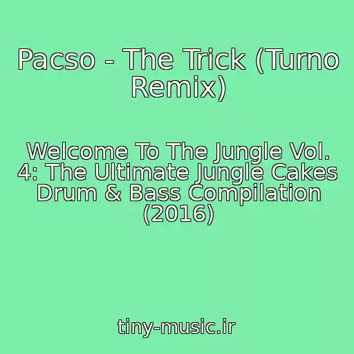 کاور آهنگ Pacso - The Trick (Turno Remix) از Welcome To The Jungle Vol. 4: The Ultimate Jungle Cakes Drum & Bass Compilation (2016)