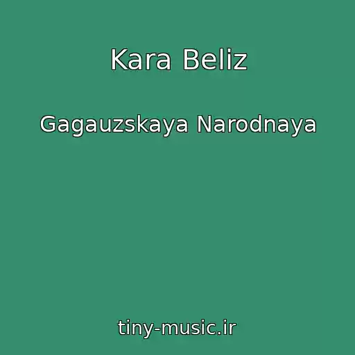 کاور آهنگ Kara Belіz از Gagauzskaya Narodnaya