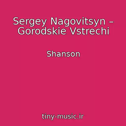 کاور آهنگ Sergey Nagovitsyn – Gorodskie Vstrechi از Shanson