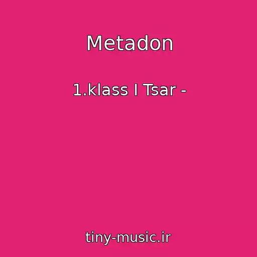 کاور آهنگ Metadon از 1.klass I Tsar -