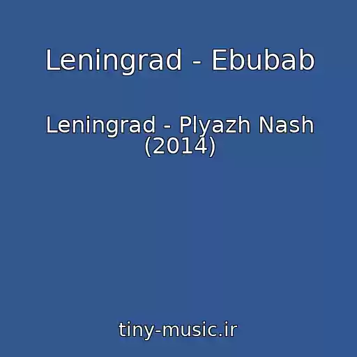 کاور آهنگ Leningrad - Ebubab از Leningrad - Plyazh Nash (2014)
