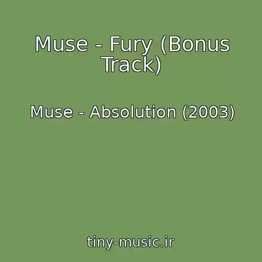 کاور آهنگ Muse - Fury (Bonus Track) از Muse - Absolution (2003)