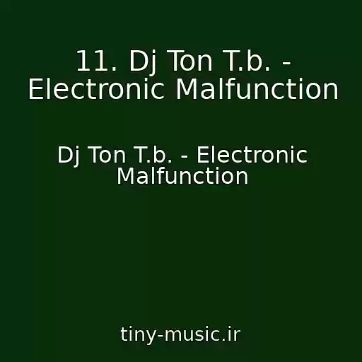 کاور آهنگ 11. Dj Ton T.b. - Electronic Malfunction از Dj Ton T.b. - Electronic Malfunction