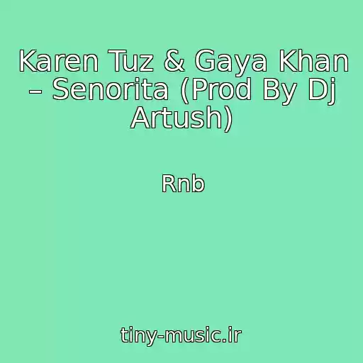 کاور آهنگ Karen Tuz & Gaya Khan – Senorita (Prod By Dj Artush) از Rnb