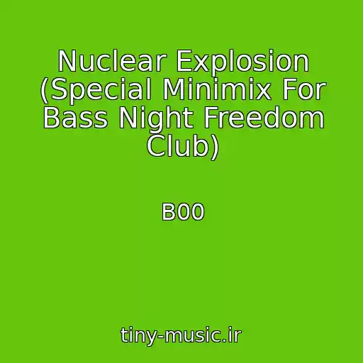 کاور آهنگ Nuclear Explosion (Special Minimix For Bass Night Freedom Club) از B00