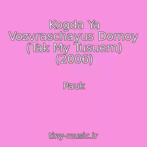 کاور آهنگ Kogda Ya Vozvraschayus Domoy (Tak My Tusuem) (2006) از Pauk