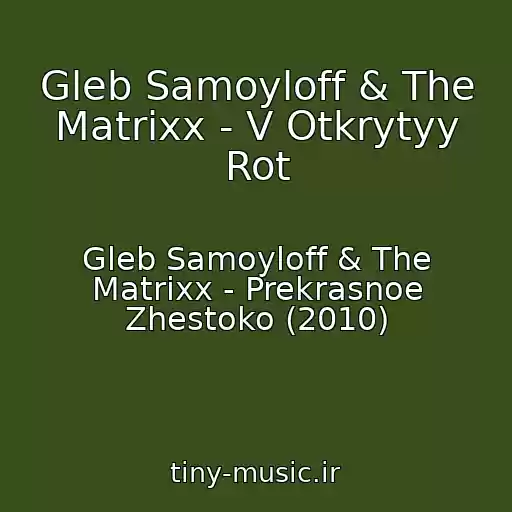 کاور آهنگ Gleb Samoyloff & The Matrixx - V Otkrytyy Rot از Gleb Samoyloff & The Matrixx - Prekrasnoe Zhestoko (2010)