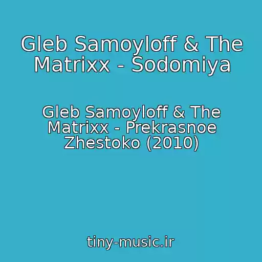 کاور آهنگ Gleb Samoyloff & The Matrixx - Sodomiya از Gleb Samoyloff & The Matrixx - Prekrasnoe Zhestoko (2010)
