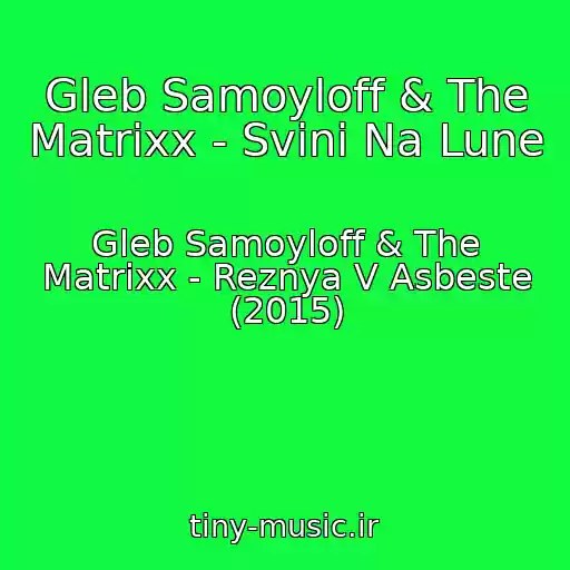 کاور آهنگ Gleb Samoyloff & The Matrixx - Svini Na Lune از Gleb Samoyloff & The Matrixx - Reznya V Asbeste (2015)